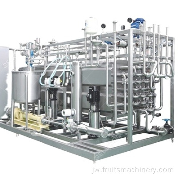 Sterilizer UHT Tubular kanggo Line Production Jus